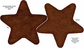 Star Cookie, Plain Dark Color Map