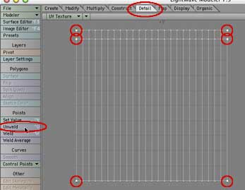 Go to Detail > Points > Unweld Points to get points on all the edge vertices.