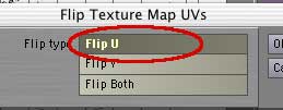 Go to Map > Texture > Flip UV Point Map