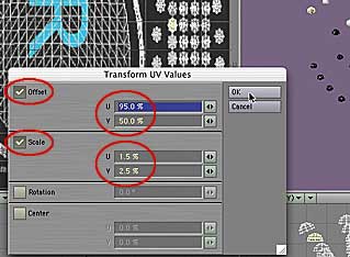 For best possible mapping, and non-identical rivets; align and map each as above, but resize and reposition each as it is made.