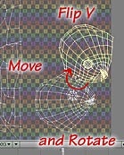 Select half the head, separate it from the other half on the map. Then Flip UV Point Map on V, and rotate so they are joined at the forehead.