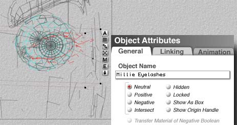 Naming meshes to make them easier to reselect.