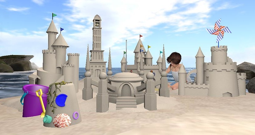 Virtual Sandcastles in a Virtual World