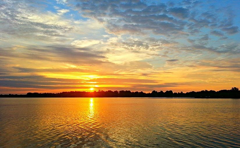 Sunrise over Lake