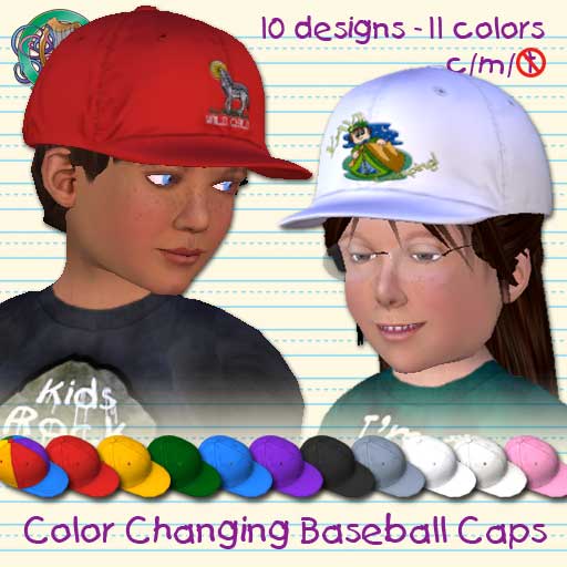 Baseball caps vendor and promo pictures