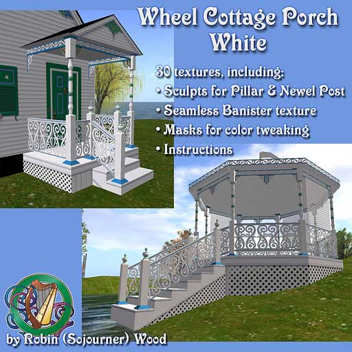 Porch and Gazebo - examples made with textures