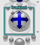 The Trackball Control in the Control Pallete