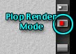 Plop Render button, showing red (Plop Buttons etc. On.)