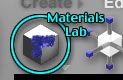 The Material Lab button, far left of the Edit Palette, for opening the Material Lab.