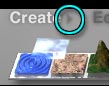 Create Palette, with the Preset Objects flippy circled
