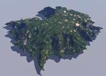 Another render of the same terrain; this time, it's simply a mountain with a flat top