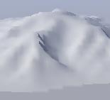 Smooth mountain, without much detail