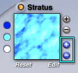 The Stratus controls, from the Cloud Cover tab of the Sky Lab