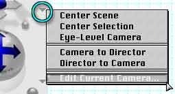 Edit Current Camera menu item, from the flippy second from the top, in the Control Palette  