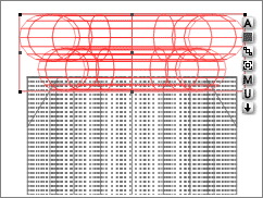 Wireframe view of the column header on top of the Boolean Column Preset