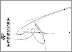 Trajectory showing inside path, when Butterfly is selected