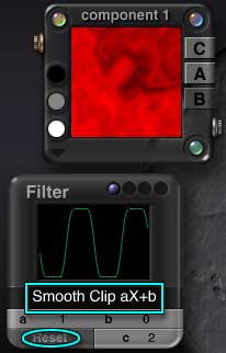 Increasing the contrast of the Red component by using Smooth Clip aX+b