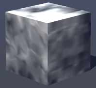 Turbulence noise on cube, Frequency 10