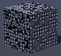 Techno noise on cube, Frequency 60