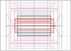 Wireframe Top; duplicated and resized Cylinder