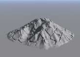 Render; Mountain is smaller, and cracks are appearing