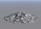 Small pile of cracked Earth
