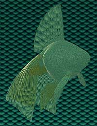 Glass Fish rendered with Real Fresnel Shader.