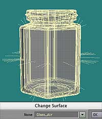 Copy, paste, and flip the polys. Then change the surface, without dropping the selection.