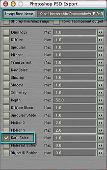 Name the Base Image, and enable Refl. Color.