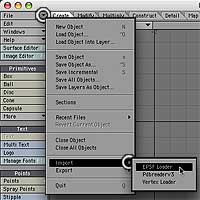 If you need to load a Shape, Import EPSF