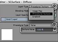 Change the lower layer to Procedural Value, at 100%.