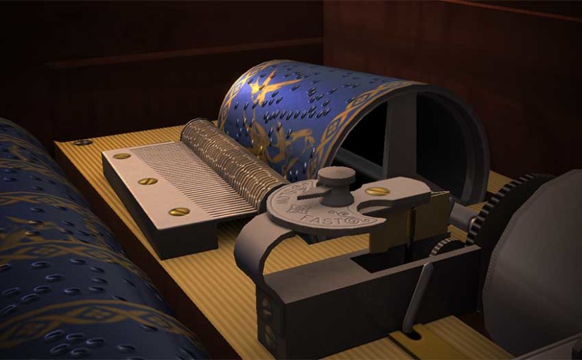 Detail of the inside of the R(S)W Music Box from The Arcade in SL